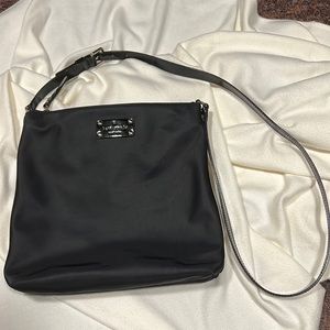 Kate Spade Microfiber Black Crossbody Purse